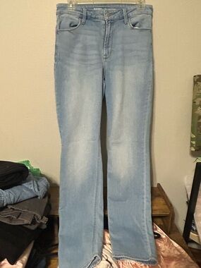 Old Navy Light Blue high rise wow straight leg Women's Jeans size 8 long